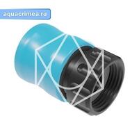 Коннектор с клапаном с внутренней нарезкой BASIC 3/4" блистер